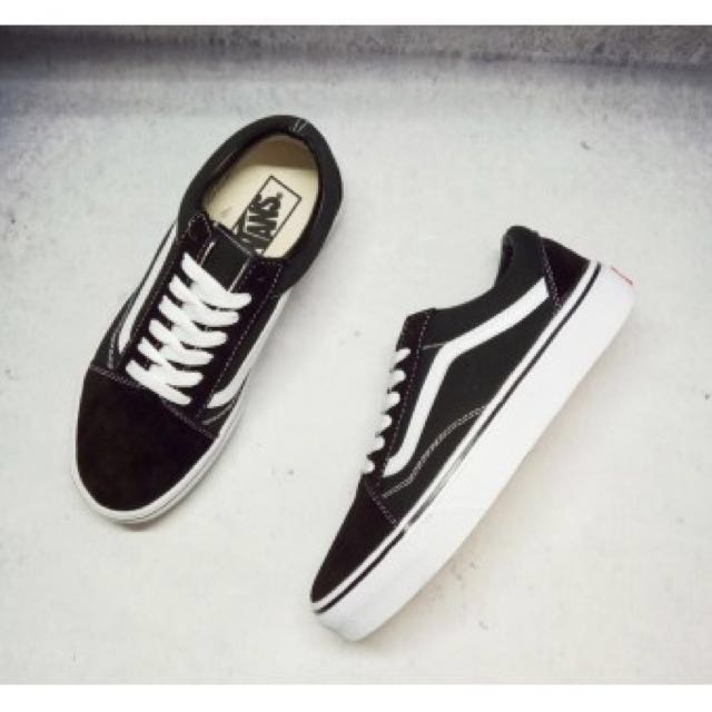 Vans Old Skool, Black, Men's Fashion, Footwear, Sneakers on Carousell