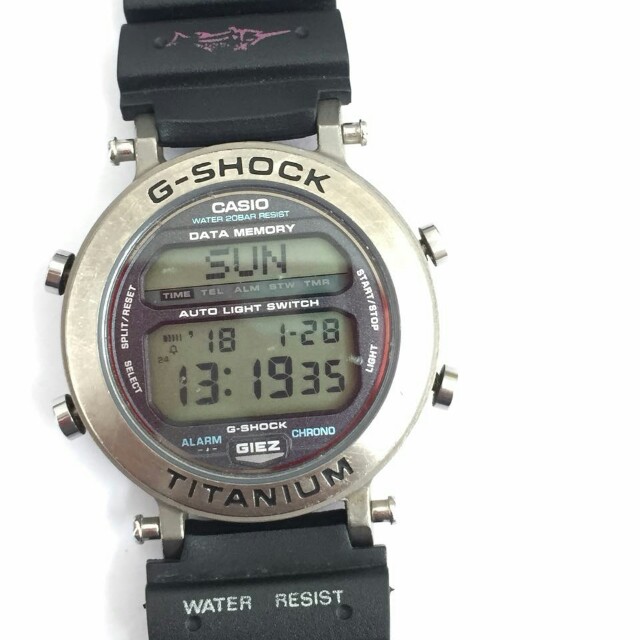 Vintage Authentic Casio G Shock Giez GS 100 Titanium Data Memory Modul