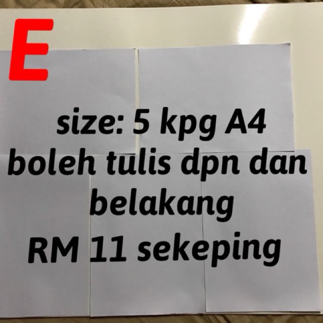 Whiteboard paper size manilakad, Hobbies & Toys, Stationery & Craft