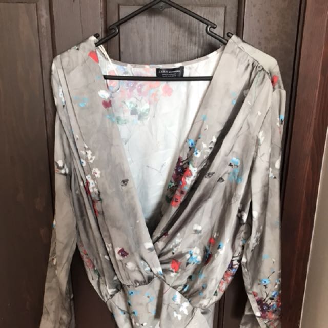 zara plunge bodysuit