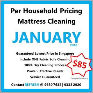 (Jan’18) Mattress Cleaning