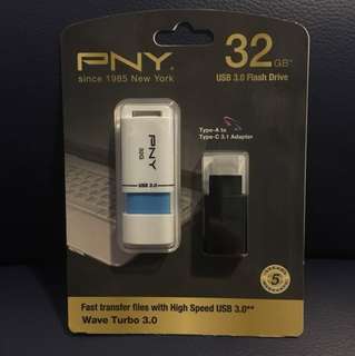 PNY USB 3.0 Flash Drive - 32 GB503595600467742720