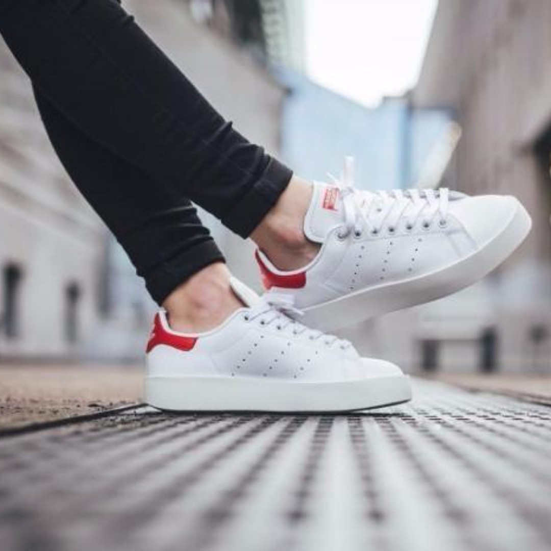 adidas stan smith bold red