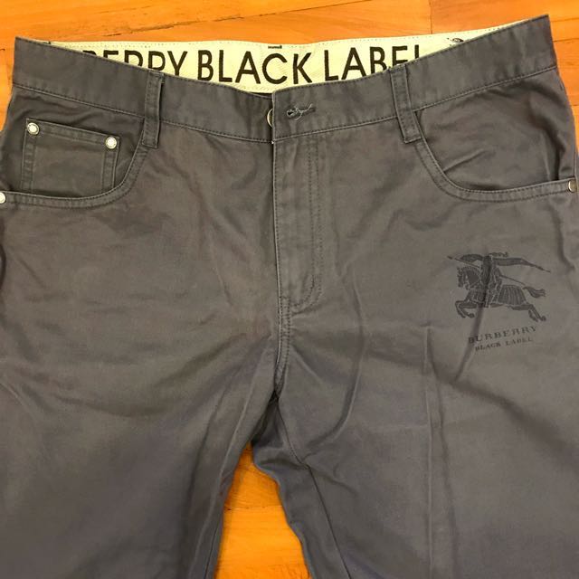 Burberry Black label men's pant 