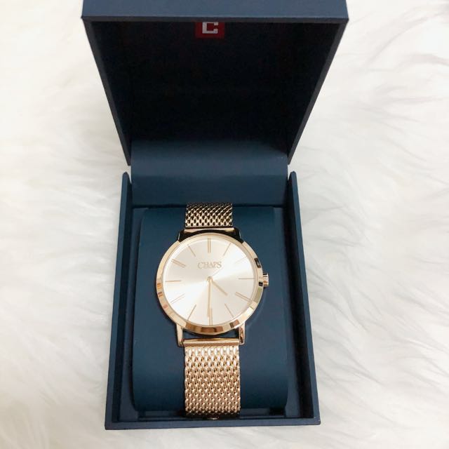 Chaps outlet gold watch