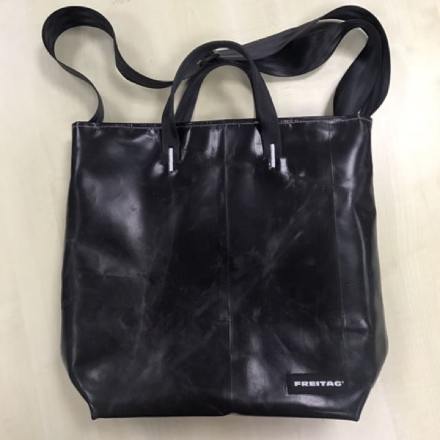 Freitag BOB F203 Full black in black, Men's Fashion, Bags, Briefcases ...