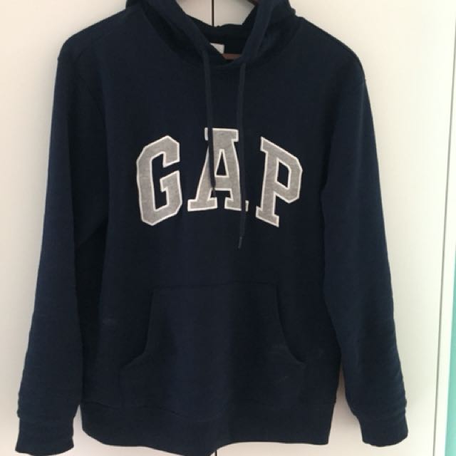 gap navy blue hoodie
