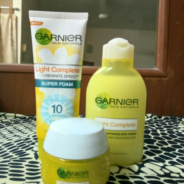Garnier cleanser deals and toner