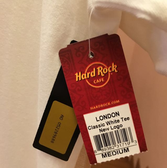 T-shirt Homme Hard Rock Cafe London Retro – 100% Coton, Coupe Classique, Manches Courtes
