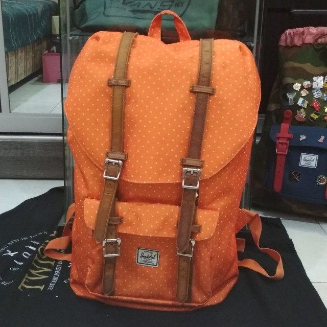 Herschel little shop america orange