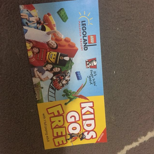 Legoland kids 2025 go free voucher