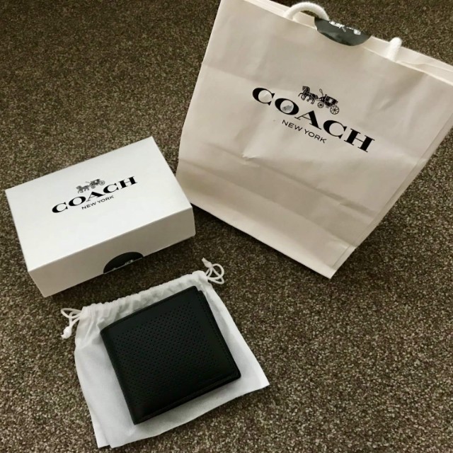 Coach discount wallet box
