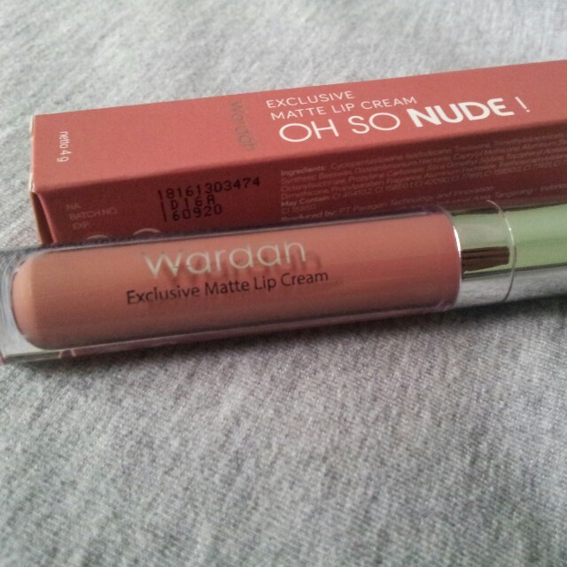Oh So Nude Wardah Exclusive Matte Lip Cream No 11 Kesehatan