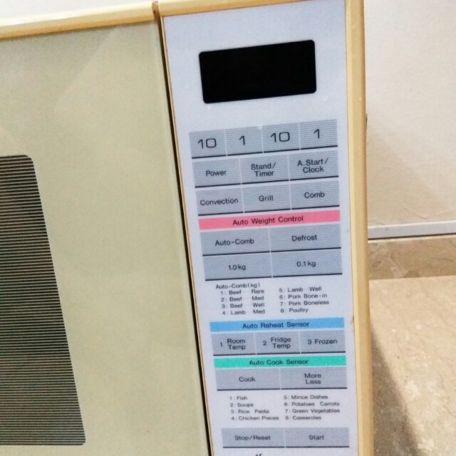 Microwave Oven Panasonic Dimension 4 the Genius, TV & Home Appliances