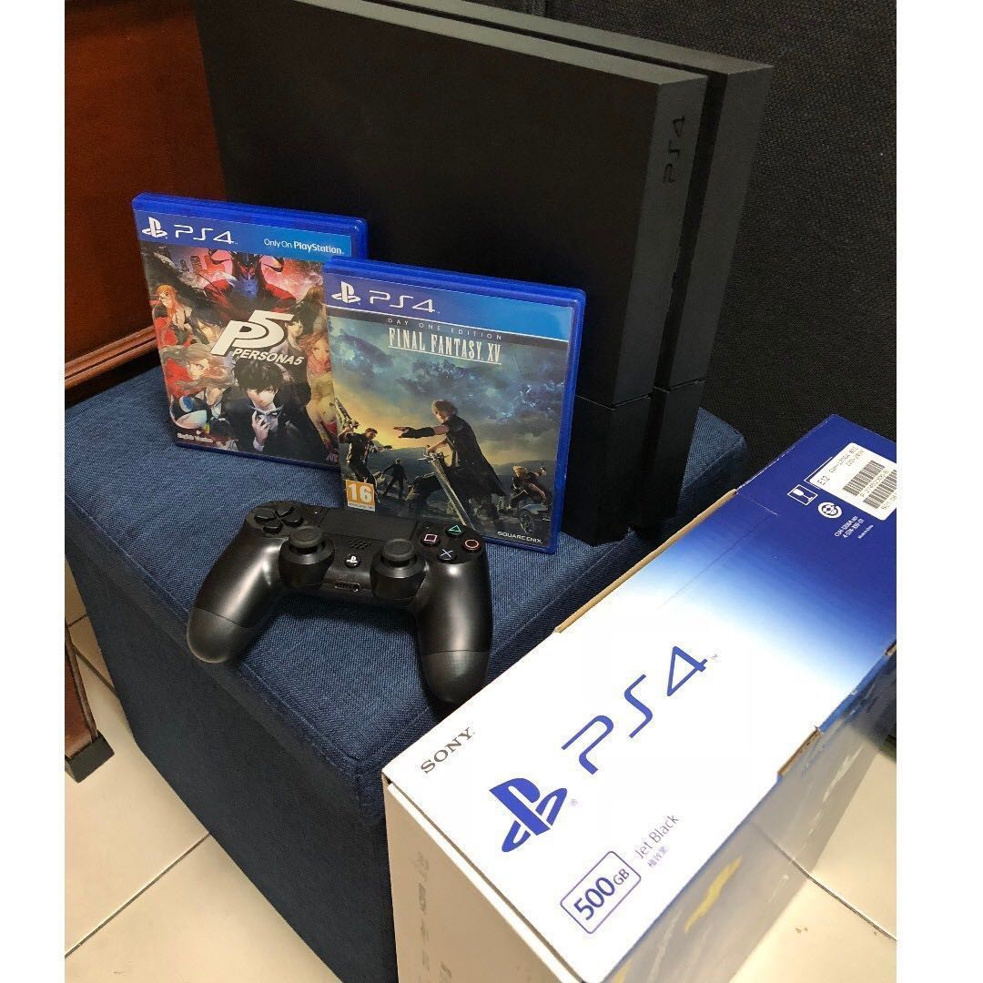 Ps4 500gb Persona 5 Final Fantasy Xv Gaming Bundle Mint Condition Toys Games Video Gaming Consoles On Carousell