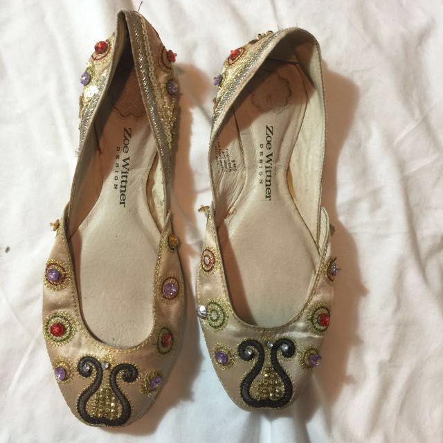 beaded flats