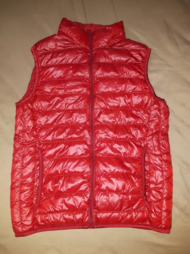goose feather vest