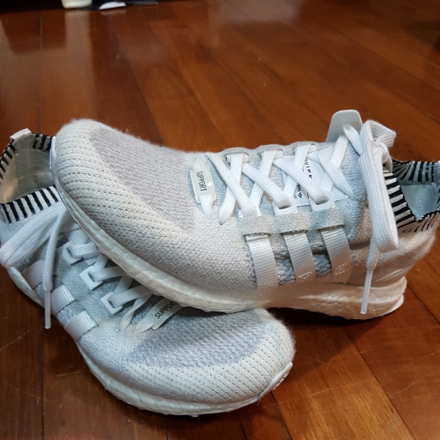 Adidas EQT support ultra boost vintage white, Men's Fashion, Footwear on  Carousell