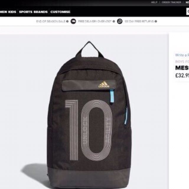 adidas messi backpack