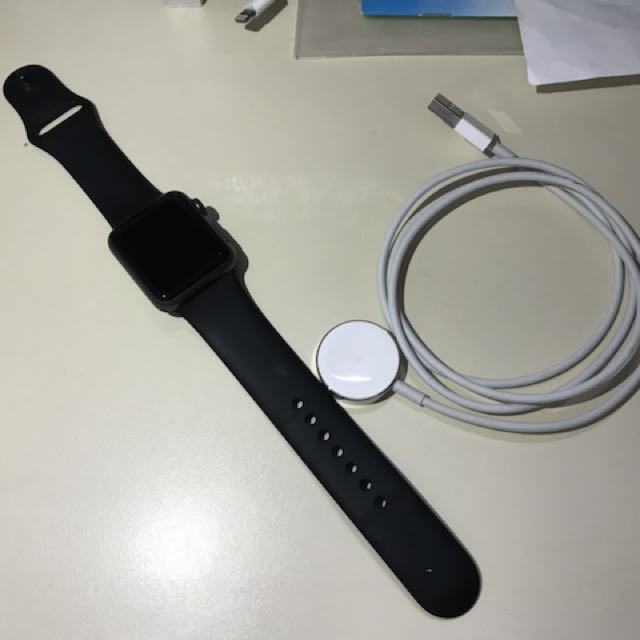 apple watch series 1 38mm space grey aluminium case