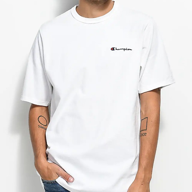 champion script logo tee