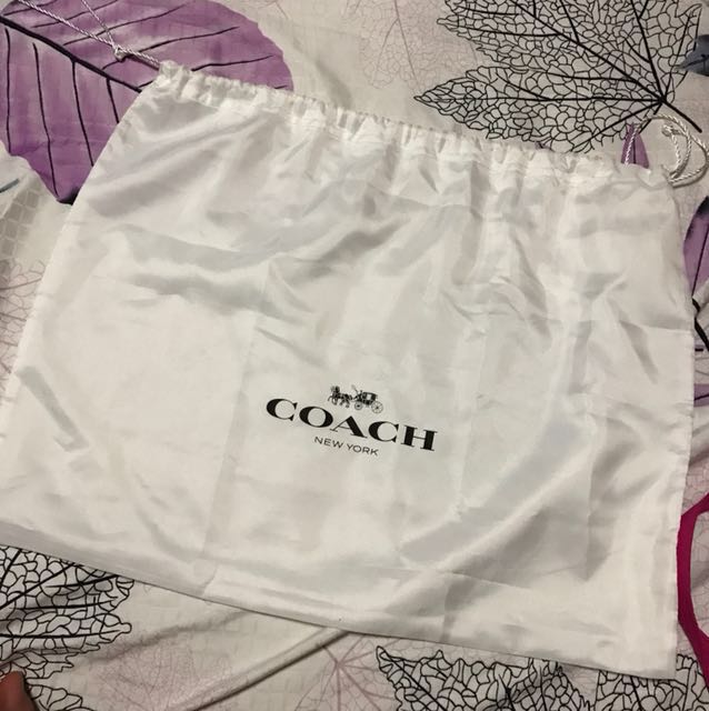 Original coach dust bag deals