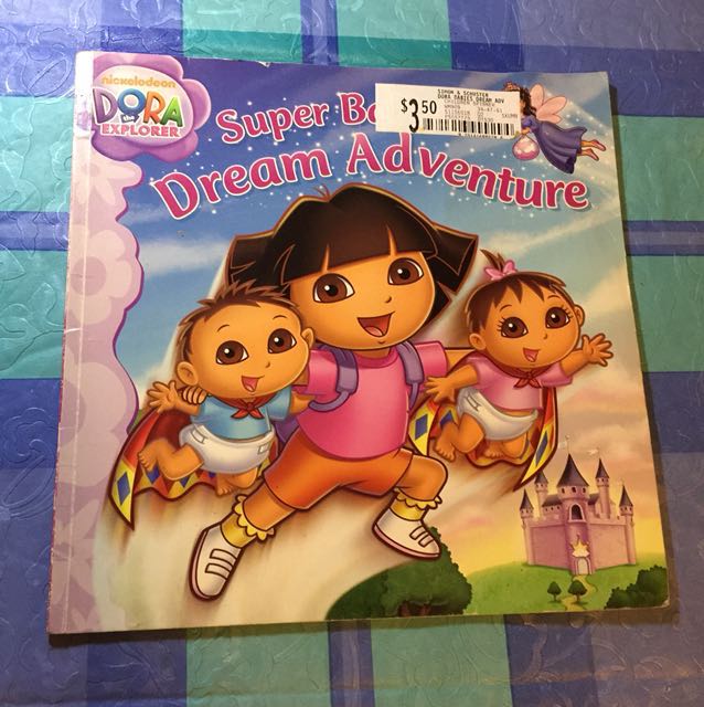 Dora The Explorer Super Babies Dream Adventure 8 10 Condition 朵拉 八成新 Hobbies Toys Books Magazines Children S Books On Carousell