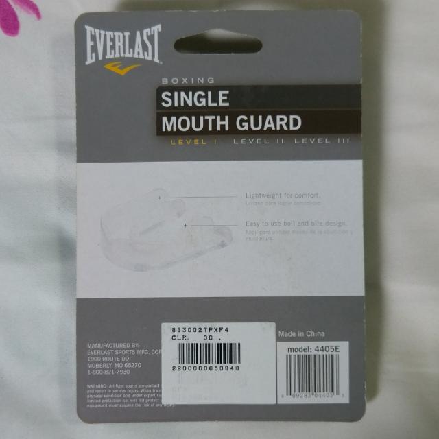 Everlast mouth guard, Sports Equipment, Sports & Games, Water Sports on