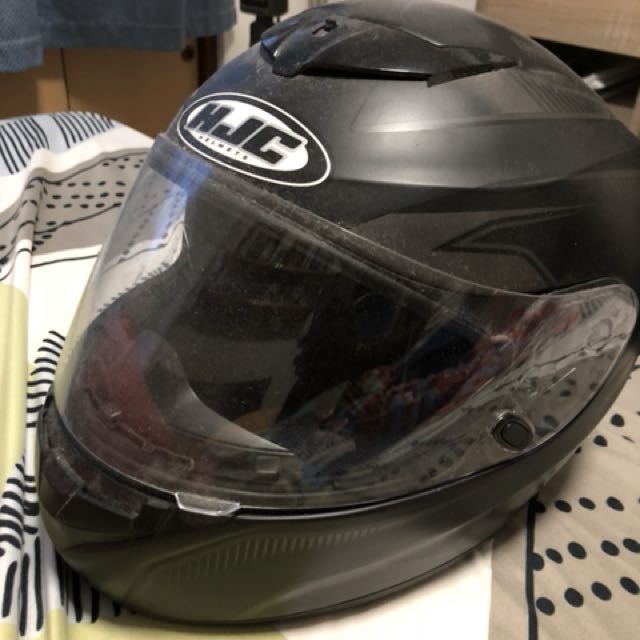 Hjc Helmet, Motorcycles, Motorcycle Apparel on Carousell