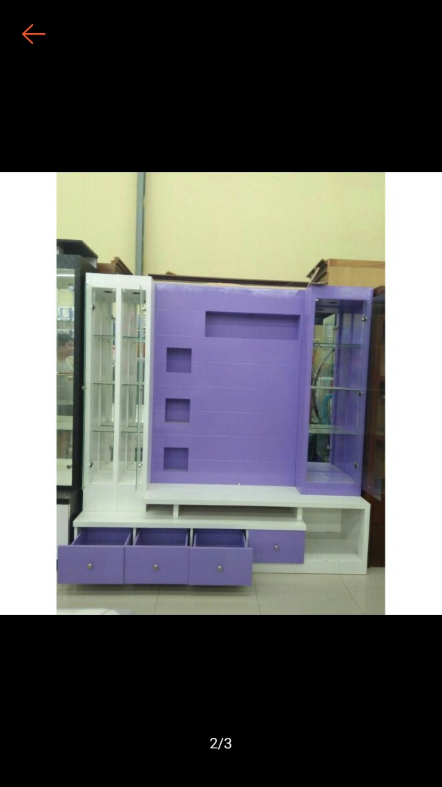 Lemari Tv Minimalis 180 X 180 Cm Tv 43 Perabotan Rumah Di Carousell