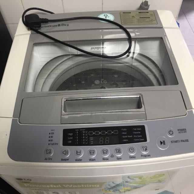 LG Turbo Drum 8.0 KG Washing Machine, TV & Home Appliances, Washing