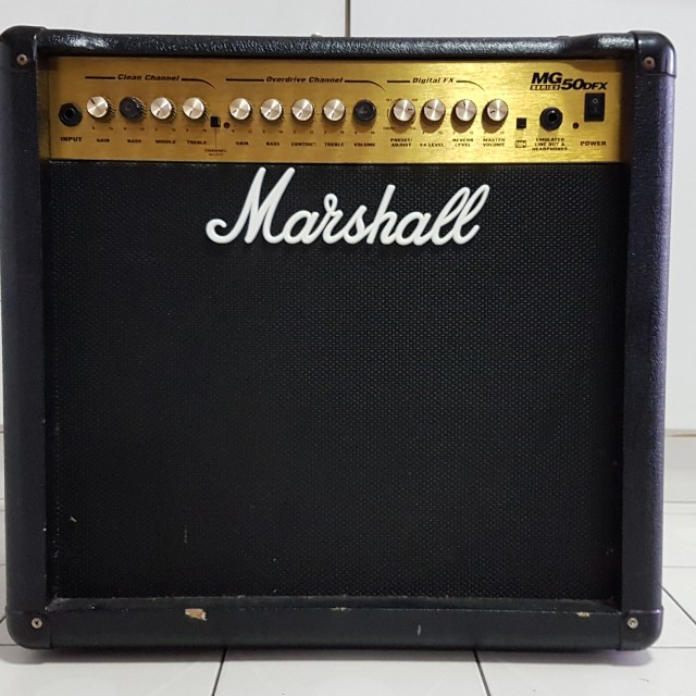 Marshall Mg50dfx Guitar Amplifier Audio Soundbars Speakers
