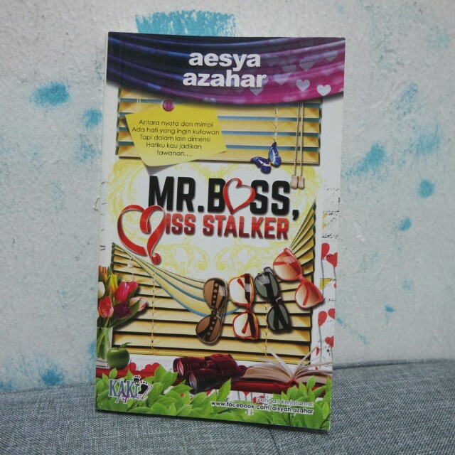 Mr Boss Miss Stalker Novel Melayu Books Stationery Books On Carousell