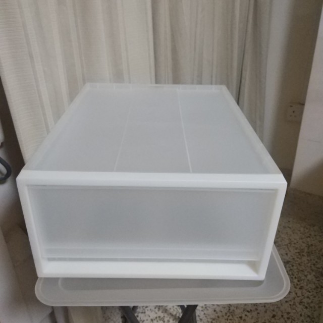 Muji Storage Box 34 x 44.5 x 18 cm, Furniture & Home Living, Home Improvement & Organisation