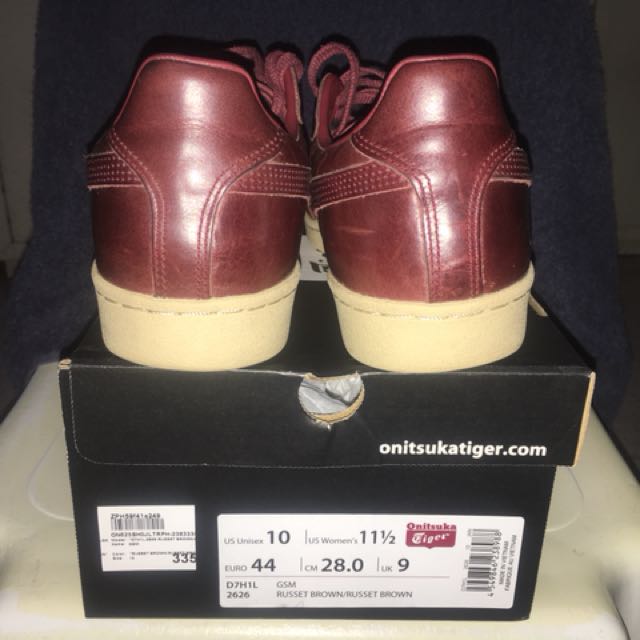 onitsuka tiger gsm russet brown