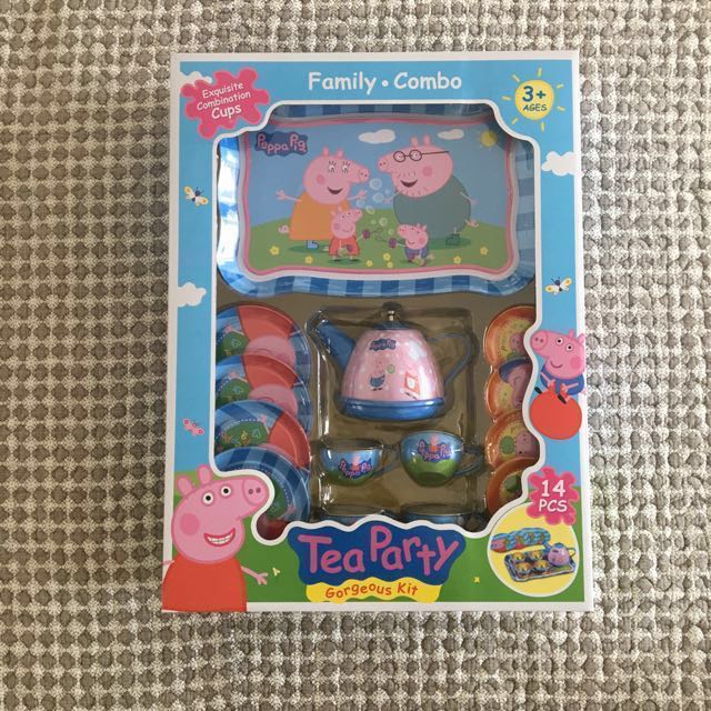 peppa tea party set