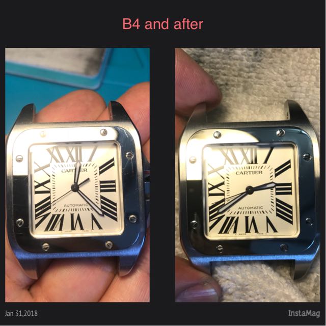 Polishing with dremel tools , Luxury, Watches on Carousell