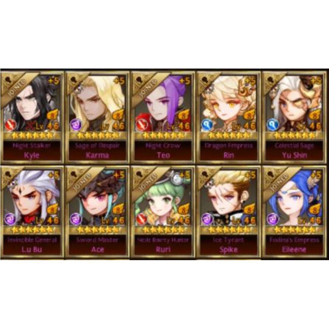Knight Asia Seven knight Asia Lv 70+ account, Toys & Games, Video Gaming, Video ...