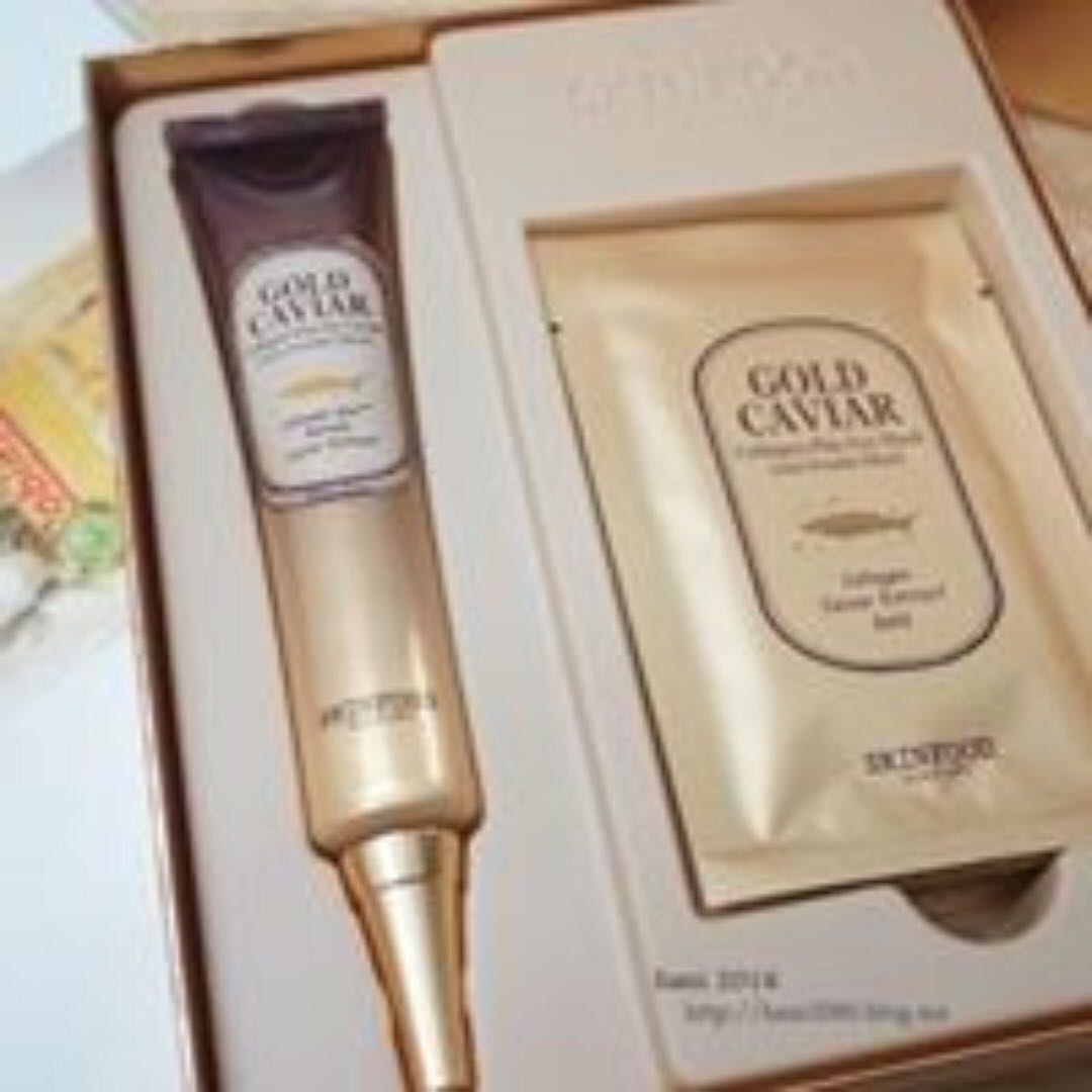 Skinfood Gold Caviar Collagen Plus Eye Cream ( LAST set ), Health