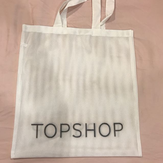Topshop plastic bag on sale