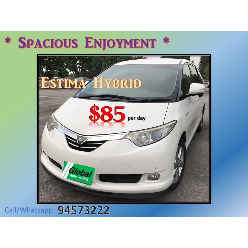 Toyota Estima Hybrid 2 4 Auto X Cars Vehicle Rentals On Carousell