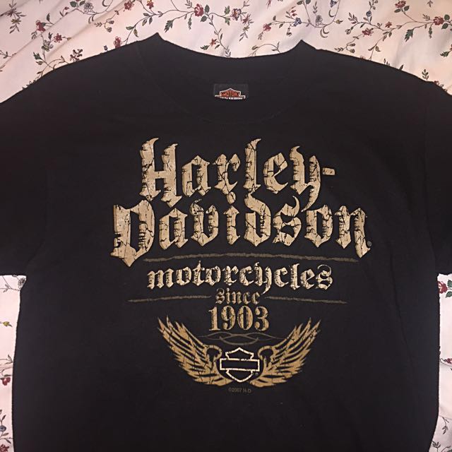 Vintage Harley Davidson T Shirt Men S Fashion Clothes On Carousell