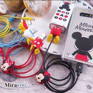 Disney迪士尼 USB Type C 屁屁傳輸線