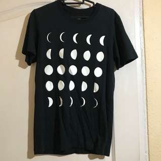 Authentic Nike moon phases logo long slim fit unisex t-shirt