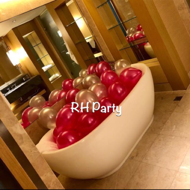 helium latex deflated Cock huge lover