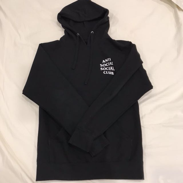 authentic anti social social club hoodie
