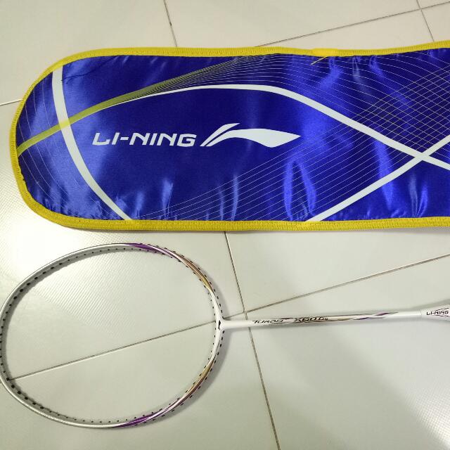 Badminton Racket LINING TURBO X60 G4 , Sports Equipment, Sports