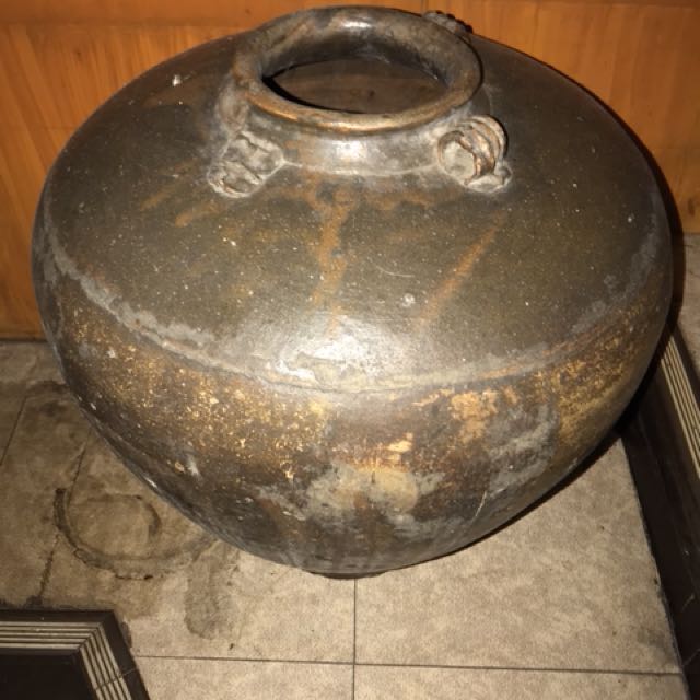 Big Antique Clay Jar (Banga), Furniture & Home Living, Home Decor