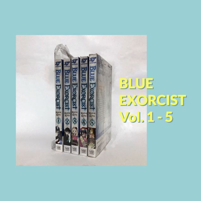 Blue Exorcist Manga Set Volumes 1 2 3 4 5 Books Comics