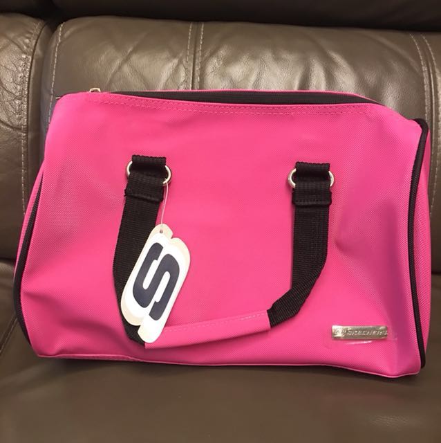 pink brand gym bag